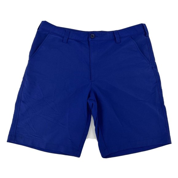 Under‎ Armour Shorts Men's 38 Blue UA Leaderboard Golf Performance Stretch - Picture 1 of 8